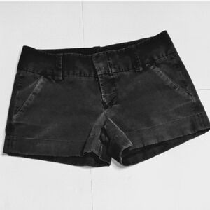 Alice + Olivia Black High Waist Shorts